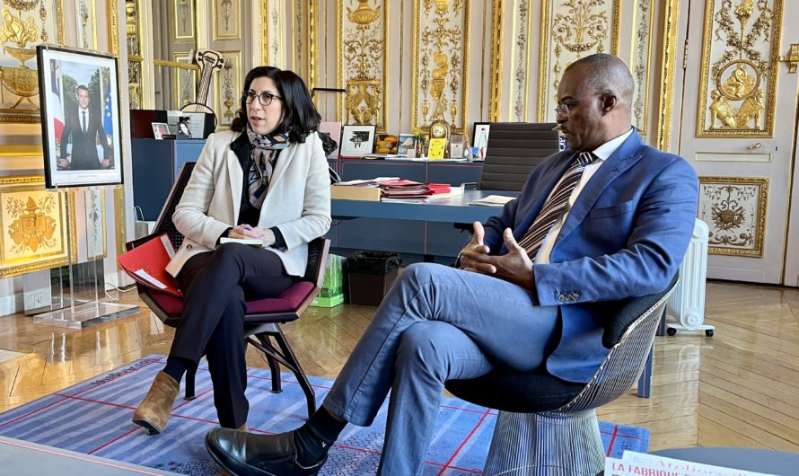 Rencontre du président du conseil régional Ary Chalus avec la ministre de la culture