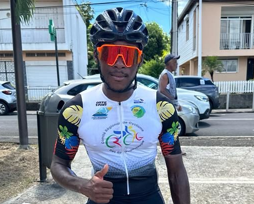 Championnats de la Caraïbe : Damien URCEL Champion de la Caraïbe Route 2023.