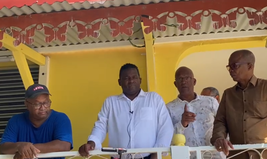 Suite à l’ouragan, Guy LOSBAR en visite de terrain, démarrage des travaux Gourbeyre et Vieux-Habitants.
