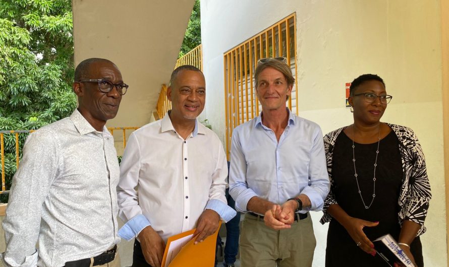 LAMENTIN : Visite du  président de la MILDECA en Guadeloupe