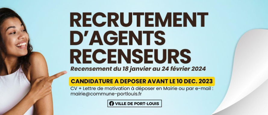 Recrutement de 18 agents recenseurs