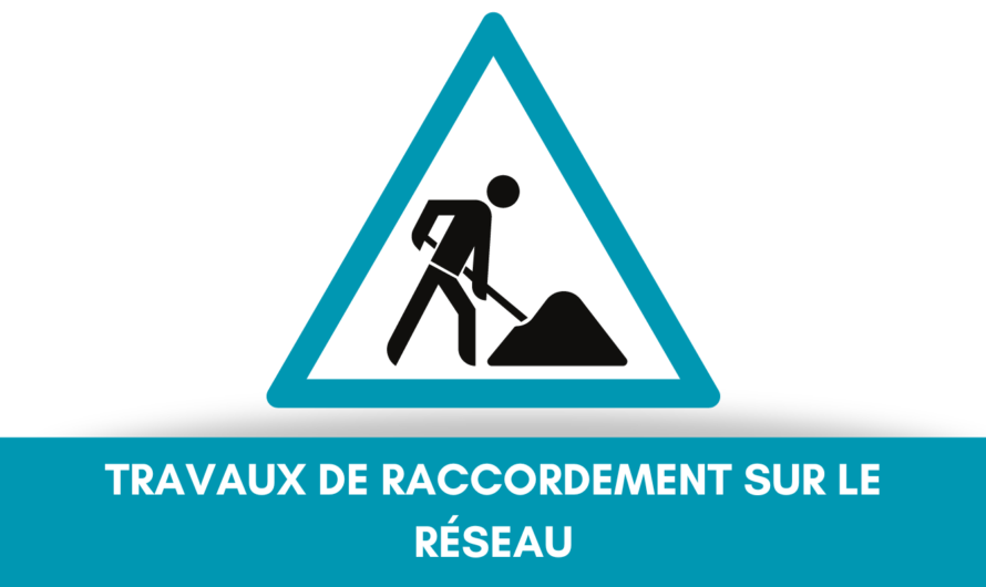 SMGEAG : Travaux de raccordement sur le réseau