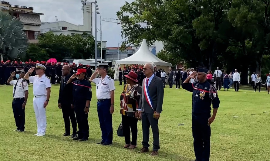 Basse – Terre. Samedi 09 décembre 2023, SAINTE- BARBE  avec le SDIS de la Guadeloupe.