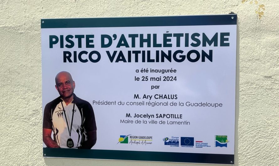 Inauguration de la Piste d’athlétisme Rico Vaitilingon
