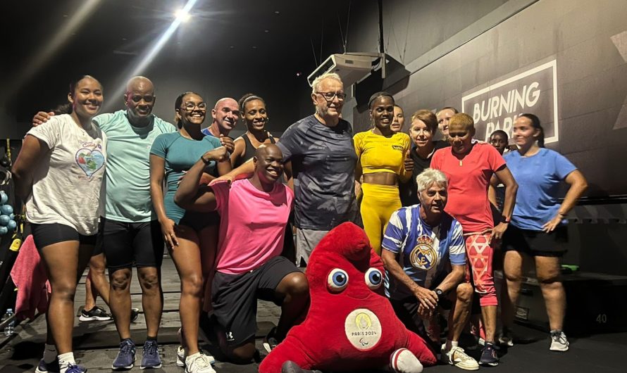 rassemblement des volontaire guadeloupéens pour les jeux Olympiques et Paralympique