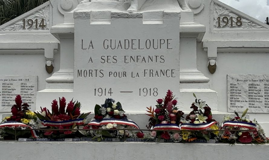 BASSE-TERRE. Commémoration de l’Armistice du 11 novembre 1918