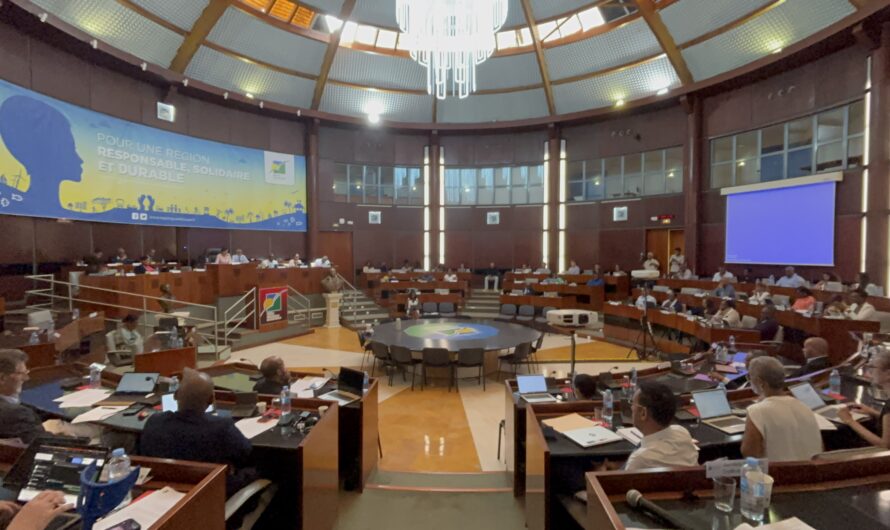Région Guadeloupe. plénière et vote du budget 2025